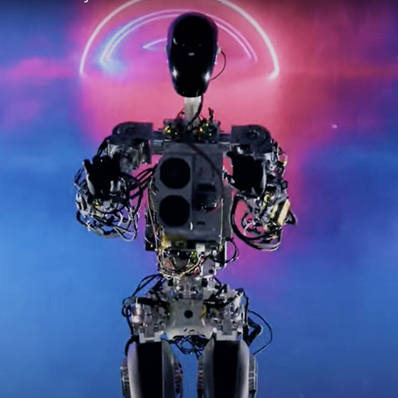 Žádný terminátor, ale parťák lidí. Musk ukázal světu svého humanoidního robota