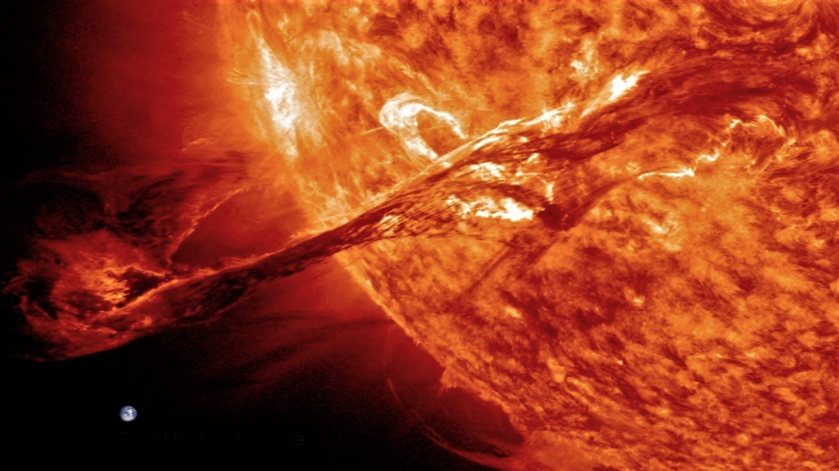 Na Slunci se vytvořil vír, jaký dosud nikdo neviděl
