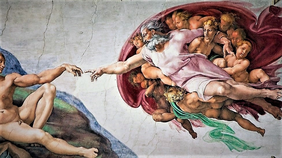 Zvěčnil se Michelangelo v Sixtinské kapli jako Bůh?