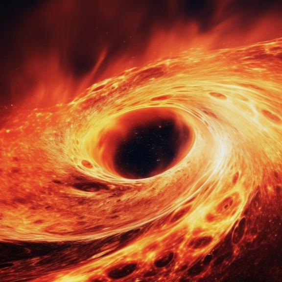 Astronomové poprvé změřili hmotu padající do chřtánu gigantické černé díry
