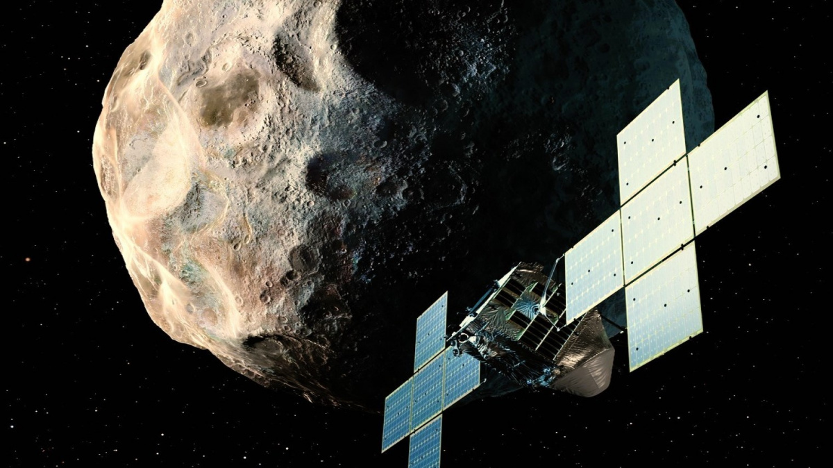 Začíná mise k ‚zlaté‘ planetce Psyche. Co by se stalo, kdybychom ji vytěžili?