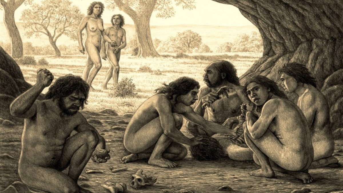 Naši předkové své zemřelé jedli. Z jejich kostí vyráběli nástroje