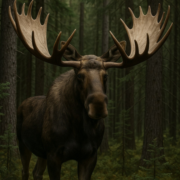 Největší jelenovitý tvor světa má paroží široké jako dveře