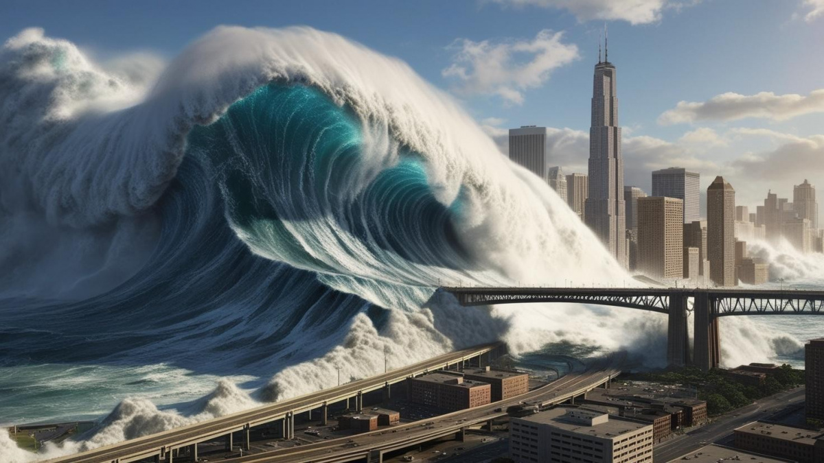 Část Spojených států může vymazat megatsunami, děsí se vědci