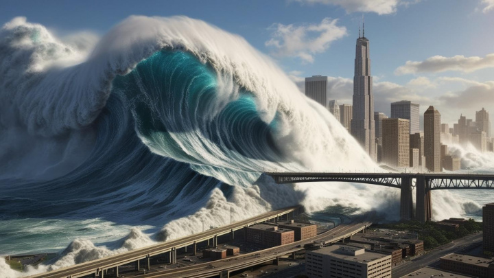 Část Spojených států může vymazat megatsunami, děsí se vědci