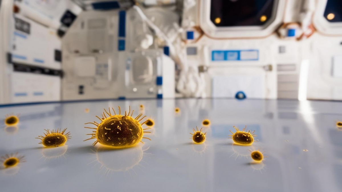 Na čínské vesmírné stanici se skrývala neznámá bakterie. Neměla by tam přežít