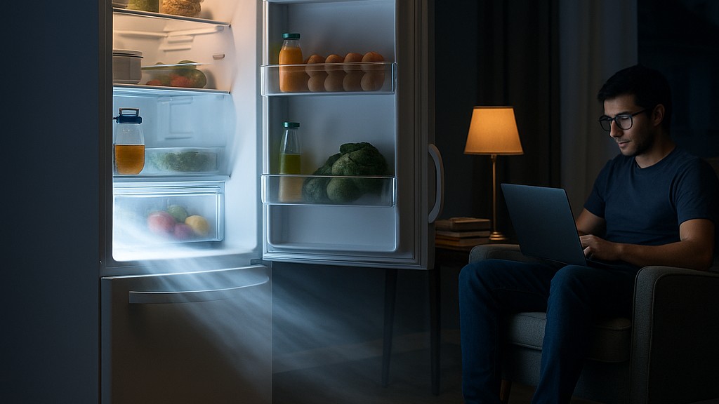 Lidé se v létě chladí otevřenou ledničkou. Pomůže místo drahé klimatizace?