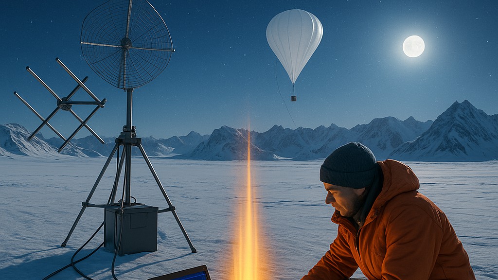 Tajemná rádiová zpráva z hlubin antarktického ledu: Co to znamená pro vědu?