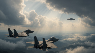 Američané zveřejnili záběry s UFO, chovalo se podivně