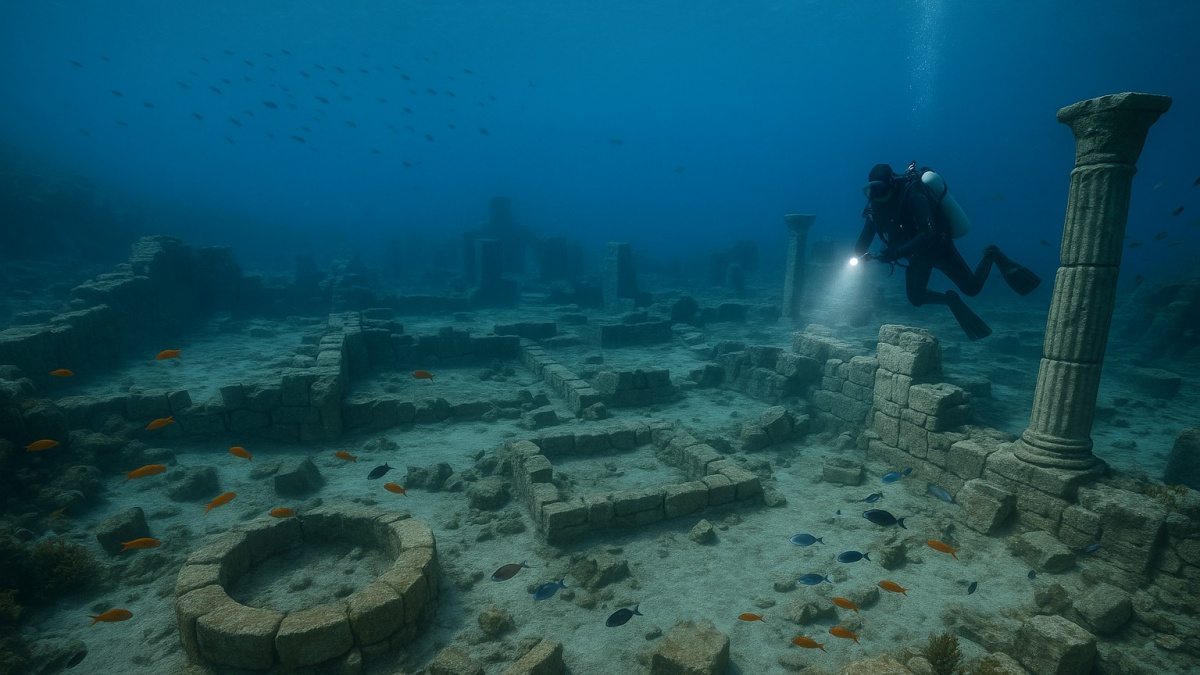 Vědci v Albánii zkoumají tajemné jezerní město staré až 8 000 let