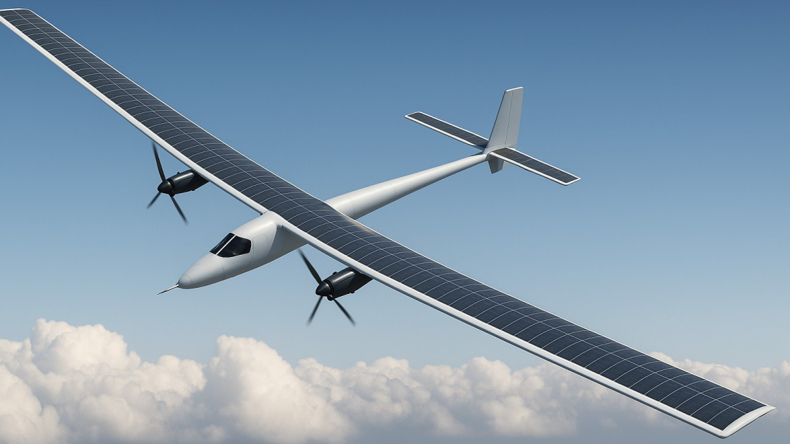 Solární obr v oblacích: Podívejte se na obrovitý dron s čtvrtkilometrovým rozpětím