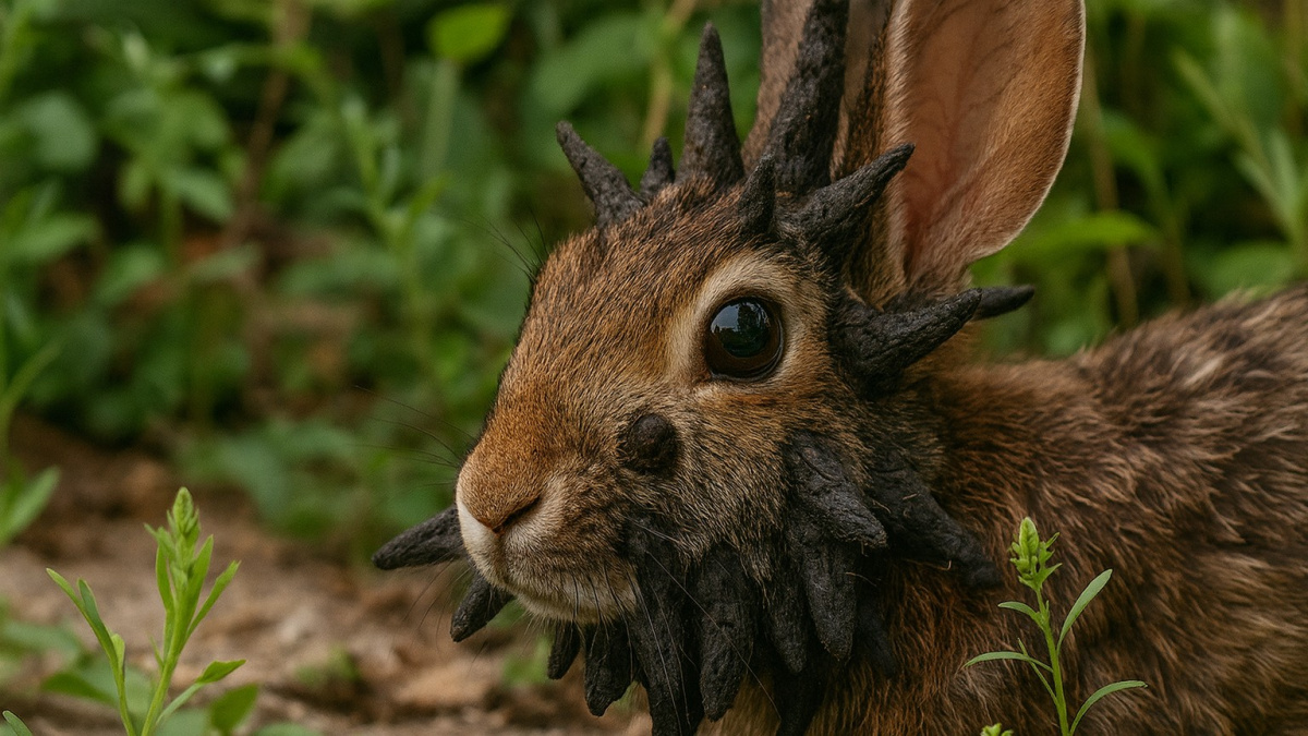 Zombie apokalypsa v USA? Běhají tam zající s černými hroty na hlavách
