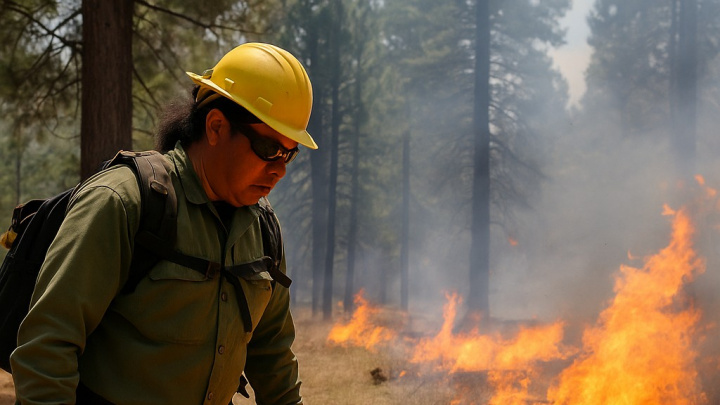 Oheň jako lék: Karukové obnovují dávný způsob správy lesů