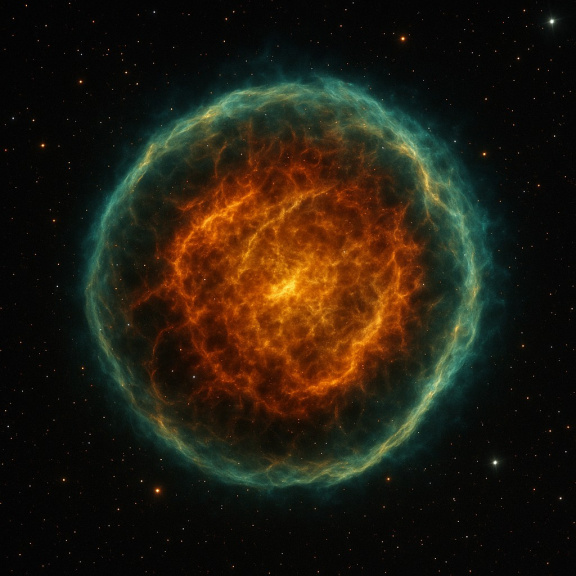 Odhaleno jádro explodující hvězdy: vědci poprvé viděli vnitřní vrstvy supernovy