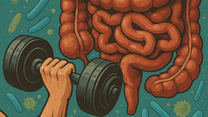 Činky mohou podpořit i vaše zažívání a střevní mikrobiom