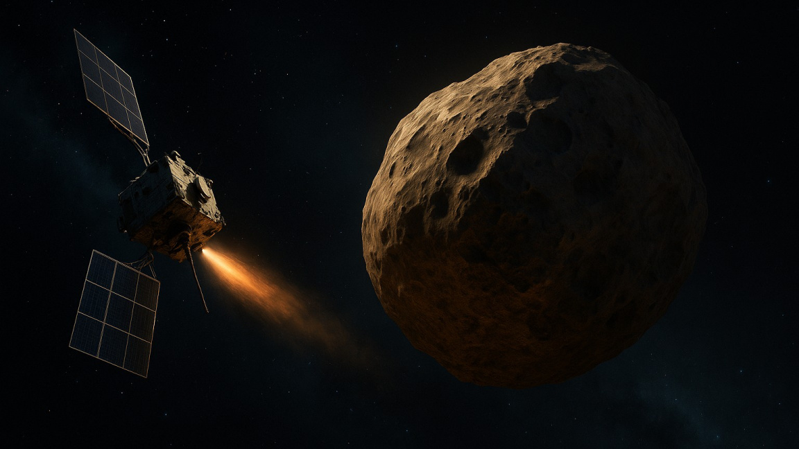 Vědci nechali srazit asteroid s družicí, experiment se ale nevyvíjel podle plánu