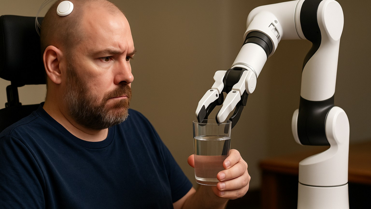 Naděje pro lidi s amputací, Neuralink umožní ovládat robotickou paži myšlenkou