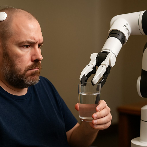 Naděje pro lidi s amputací, Neuralink umožní ovládat robotickou paži myšlenkou