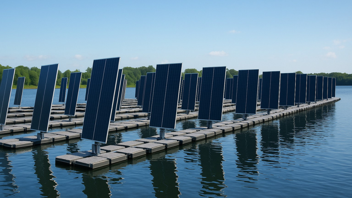 Zapomeňte na solár v podobě ležících panelů. Naopak, nová elektrárna ukazuje, že jsme vše dělali špatně