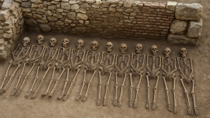 Ve zdi kostela nalezli 12 pohřbených těl. Po důvodu se pátrá