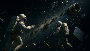 O tom, že jsou kosmické trosky problém, se přesvědčili astronauti z Číny