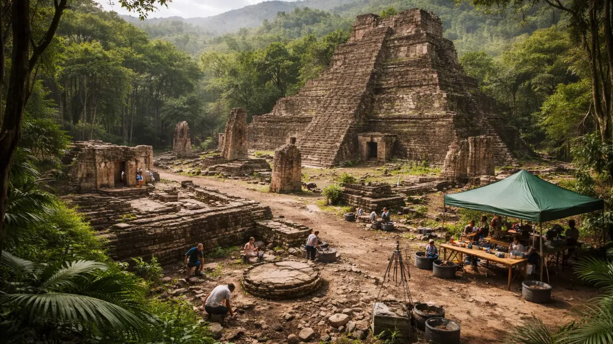Přelomový objev, archeologové našli dosud neznámý komplex velkoměsta Mayů