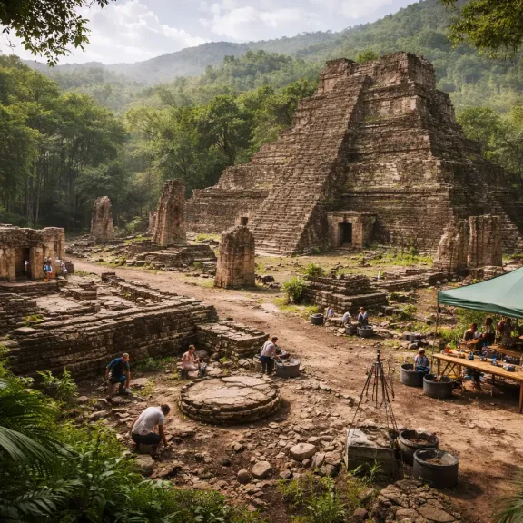 Přelomový objev, archeologové našli dosud neznámý komplex velkoměsta Mayů
