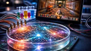 Mozek v počítači: Vědci naučili lidské mozkové buňky hrát Doom a otevírají novou éru biopočítačů