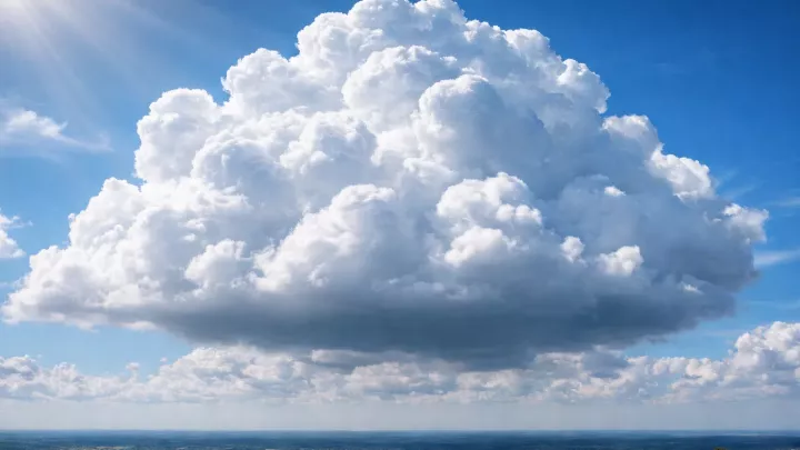 Lehké jako pírko? Ve skutečnosti může jeden mrak vážit přes půl milionu kilogramů