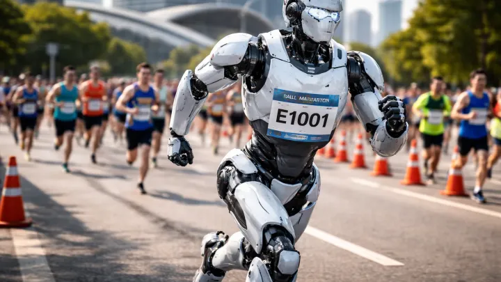 Robot pokořil světový rekord v půlmaratonu. Dokončil trasu za 50 minut a 26 sekund — rychleji než nejlepší člověk na světě