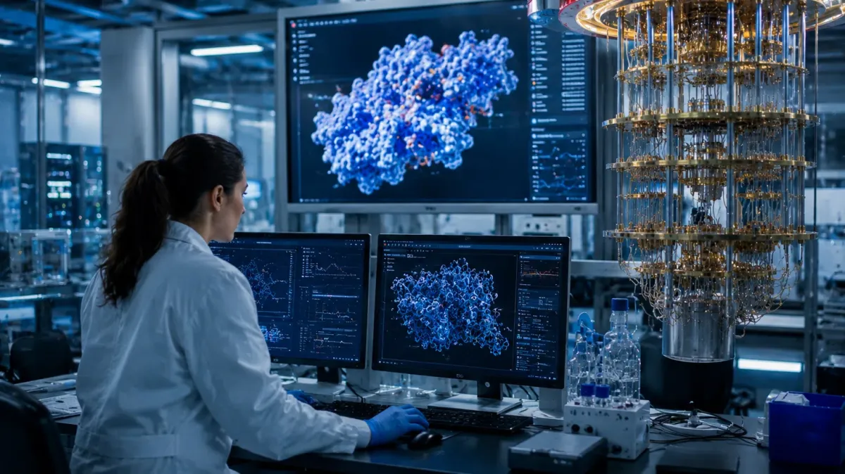 Kvantový počítač poprvé nasimuloval protein z 12 635 atomů. Vývoj léků už nikdy nebude stejný