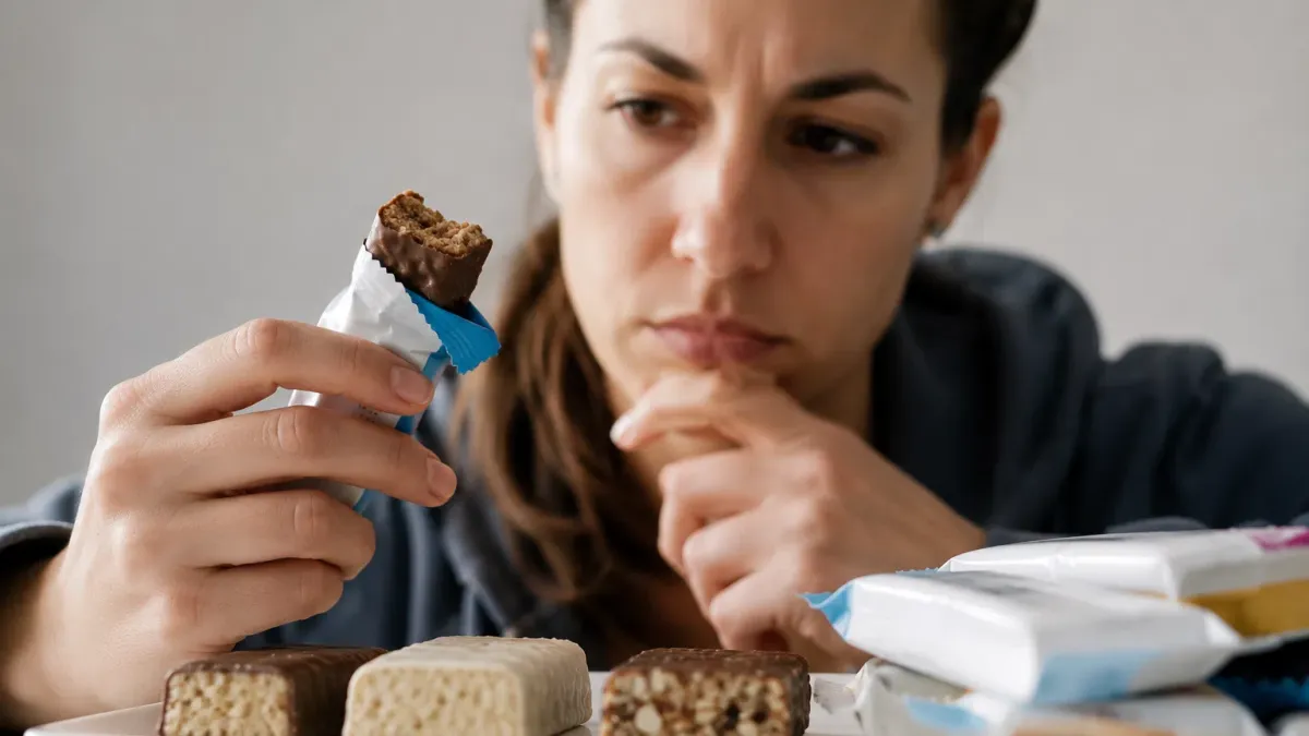 Proteinová tyčinka denně zvýšila tukovou hmotu o 3 procenta za týden. Proč sytost nestačí