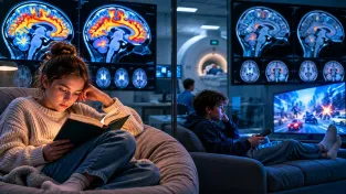 Čtení zvětšuje mozkovou kůru. Televize ji zmenšuje. MRI snímky 8 125 dětí to potvrdily