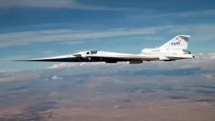 NASA právě změnila budoucnost létání. Letadlo z budoucnosti poprvé prolomilo zvukovou bariéru.