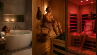 Horká lázeň porazila obě sauny. Infrasauna tělo skoro nezahřála