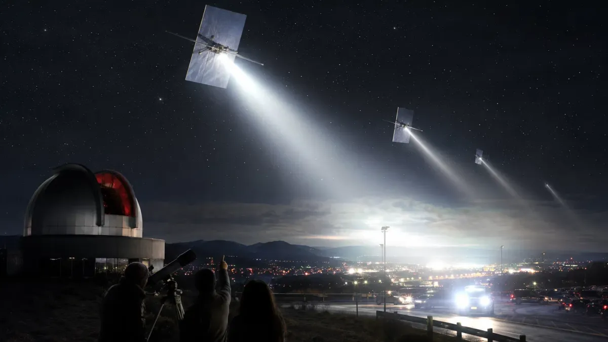 FCC schválila satelit s obřím zrcadlem, který má v noci svítit jako druhé slunce