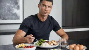 Žádná mouka, žádný cukr, žádné mléko, jídelníček Ronalda je záměrně jednotvárný
