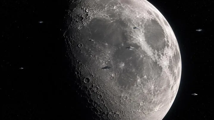 Ukrajinští vědci pozorovali u Měsíce UFO. Hovoří o vyspělé technologii