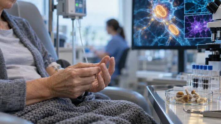 Psilocybin možná ochrání nervy před poškozením chemoterapií, naznačuje nová studie