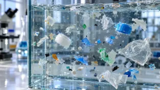 Stačí voda a nic víc. Mikroplasty podle studie v Nature spouštějí chemii, se kterou se nepočítalo