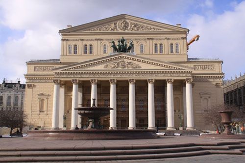 Exteriér Velkého divadla