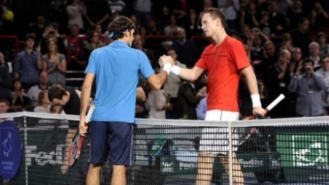 Berdych prohrál v pařížském semifinále s Federerem