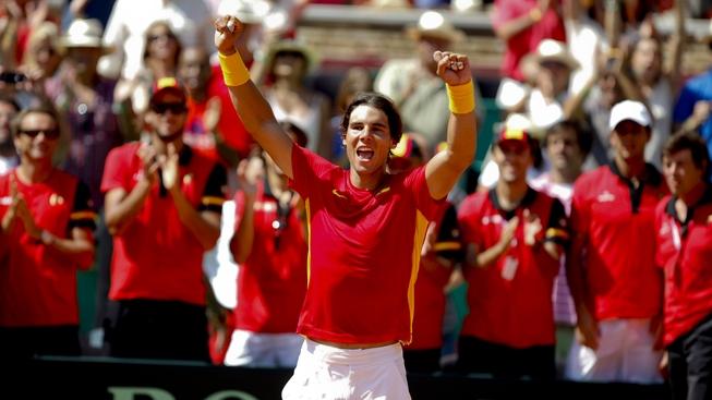 Nadal vybojoval Španělsku Davisův pohár