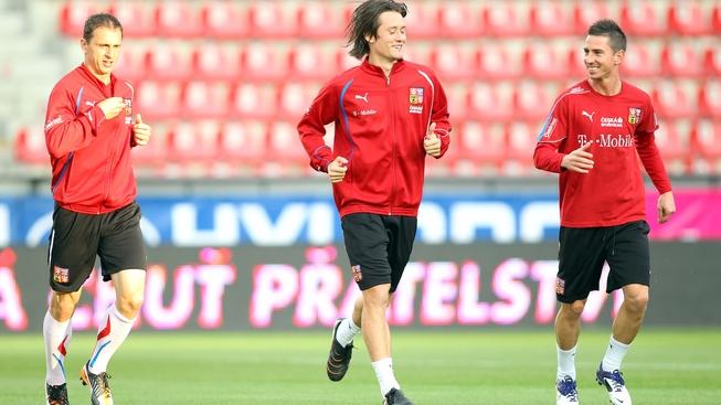 Čech i Rosický nemají vážná zranění, Polsko možná stihnou