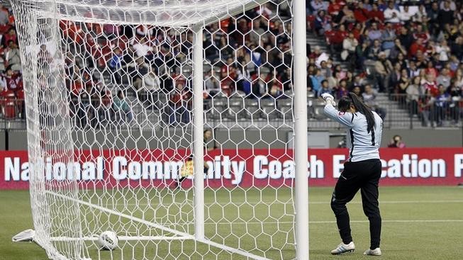 Brankářka Kostariky si dala kuriózní vlastní gól