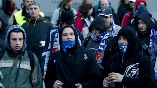 Dva fanoušci Baníku mají zákaz vstupu na fotbal