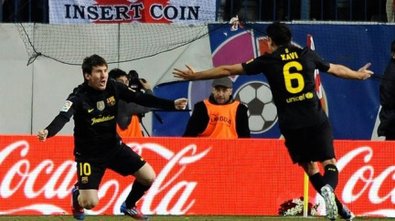 Messi zajistil Barceloně dvěma góly výhru nad Santanderem