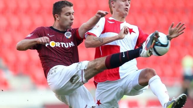 Sparta remizovala v derby se Slavií, její náskok na čele se tenčí
