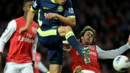 Fotbalisté Wiganu po Manchesteru United porazili i Arsenal