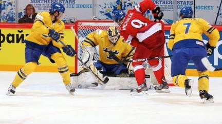 Michálkův gól v poslední minutě poslal hokejisty do semifinále MS